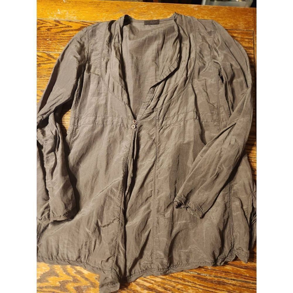 CP Shades brown two button light weight jacket sz Small